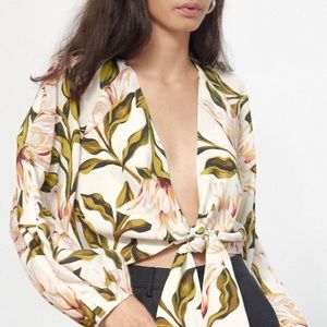 NWOT Mara Hoffman Gianna Wrap Top